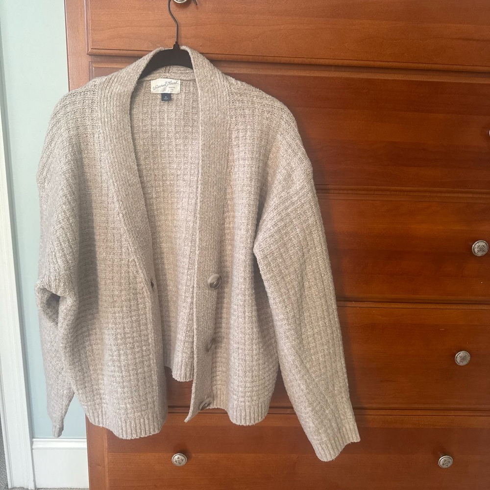 Target Women's Beige Cardigan Sweater